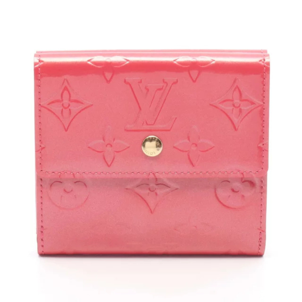 Louis Vuitton Coin Purse Billet Carte Credit Framboise Wallet Leather Pink